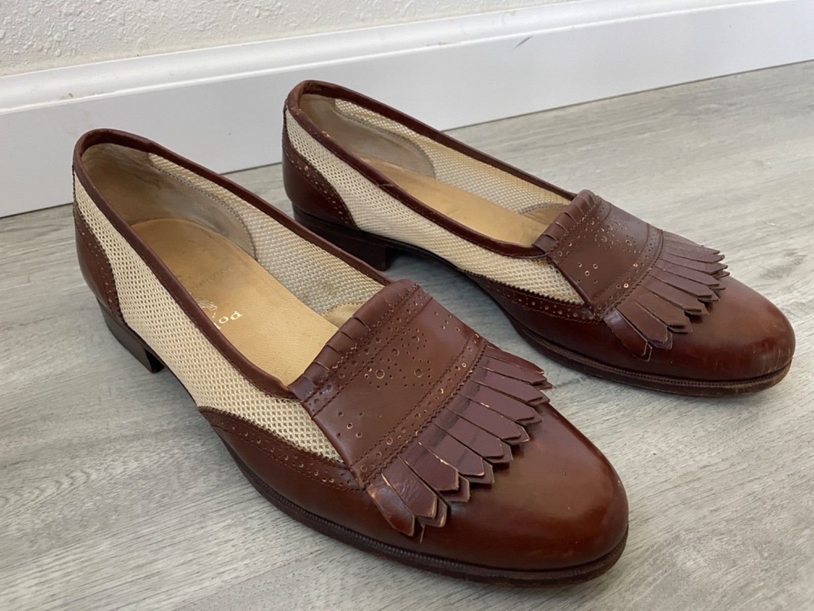 Polo Ralph Lauren 🔥 Polo Ralph Lauren® RARE 90s Benchmade Kiltie Mesh Loafer Size US 9.5 / EU 42-43 - 5 Thumbnail