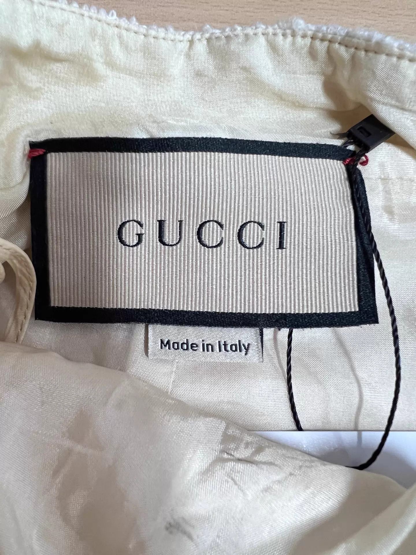 Gucci Gucci Women's White Tweed Chain Detail Mini Skirt 38 99 New Size 26" / US 2 / IT 38 - 4 Thumbnail