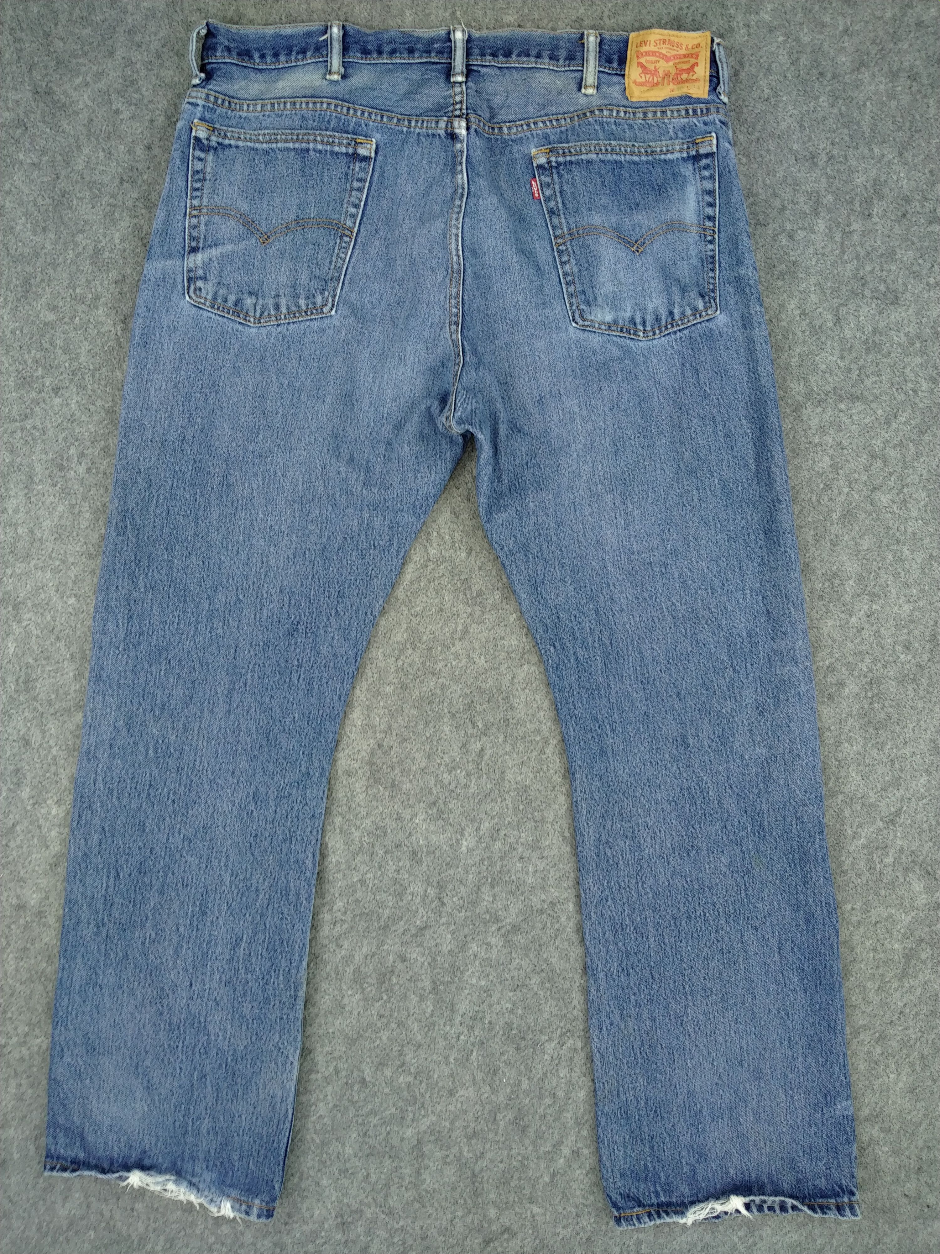 Japanese Brand Faded Blue Vintage Levi's 517 Jeans 39x33 Denim -JN1036 Size US 39 - 2 Thumbnail