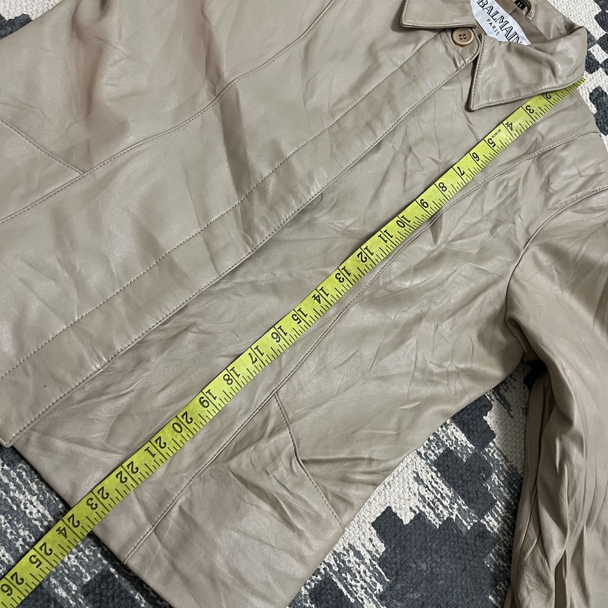 Balmain Authentic Balmain Paris Sheep Leather Button Jacket Size S / US 4 / IT 40 - 10 Thumbnail
