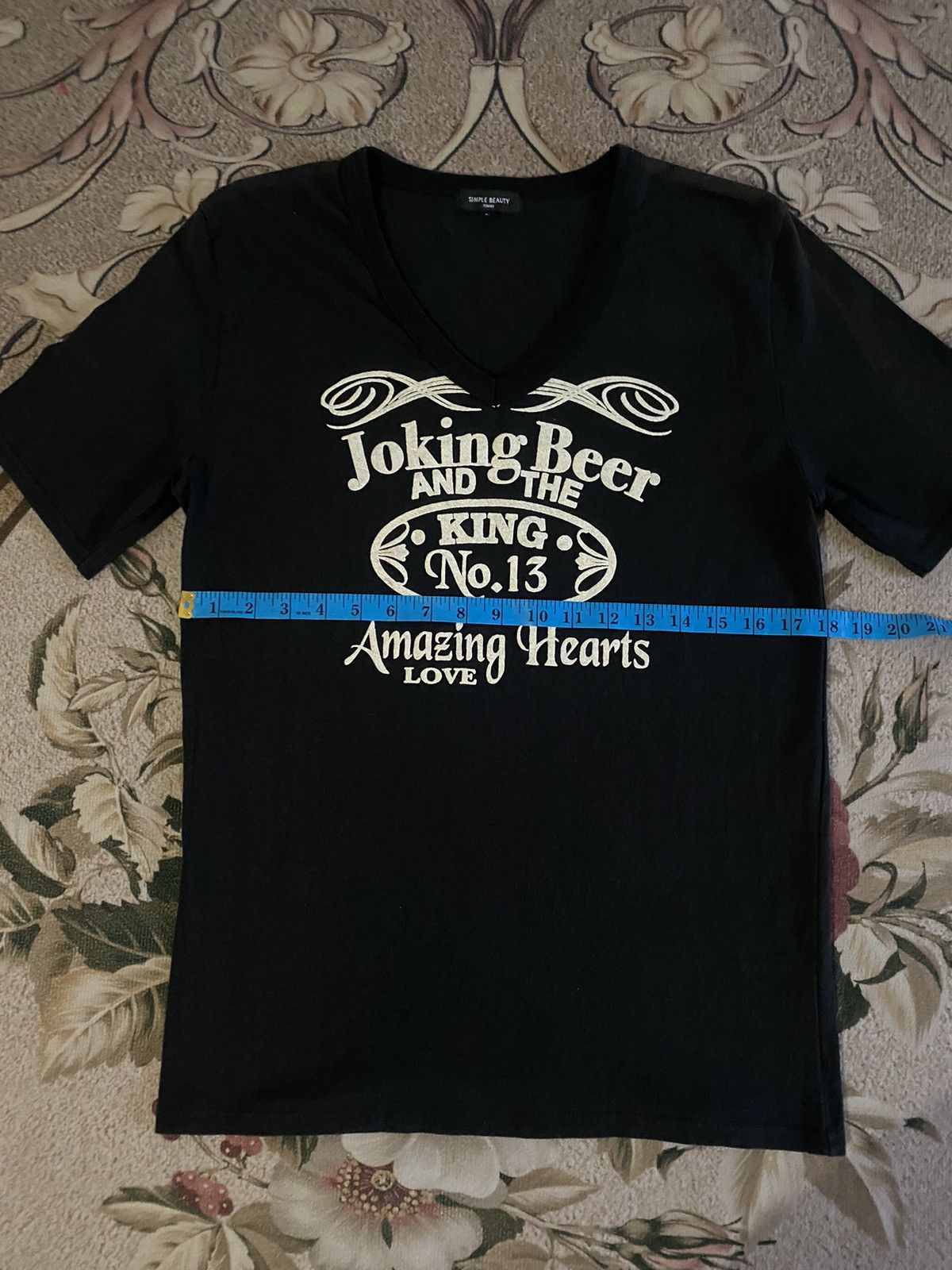Beauty Beast Japanese Brand Simple Beauty homme Joking beer V Neck Tee Size US S / EU 44-46 / 1 - 7 Thumbnail