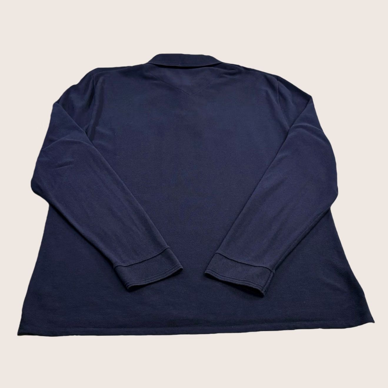 Oliver Sweeney VINTAGE Oliver Sweeney Polo Shirt XL Long Sleeve Navy Men’s Top Pre Loved Size US XL / EU 56 / 4 - 1 Thumbnail
