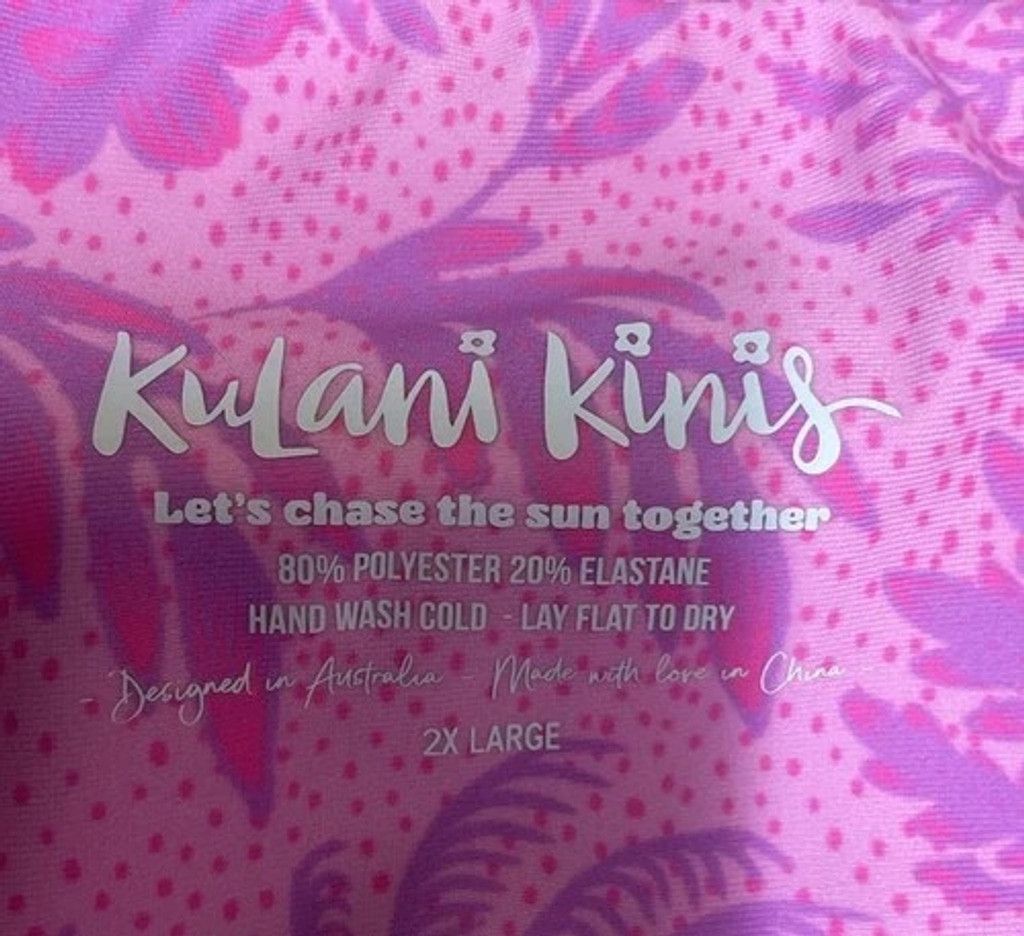 Other NWOT Kulani Kinis High Waist Cheeky Bikini Bottom Women 2XL Size ONE SIZE - 4 Thumbnail