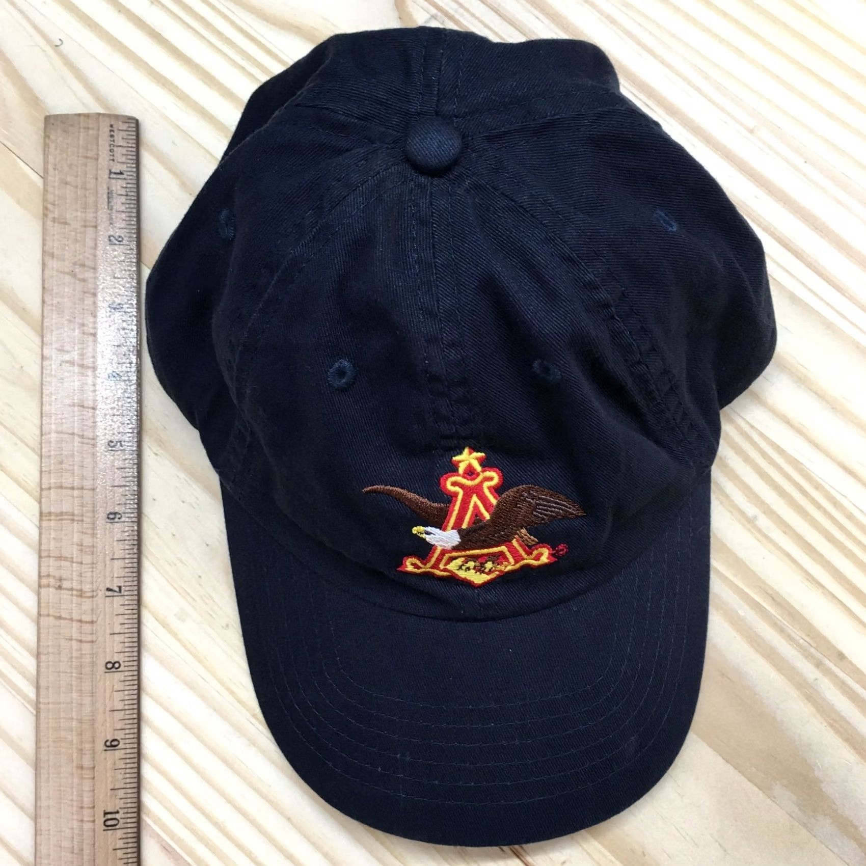 Vintage Anheuser-Busch St. Louis Brewery Baseball Hat Unisex Blue OS Embroidered Logo Size ONE SIZE - 5 Thumbnail