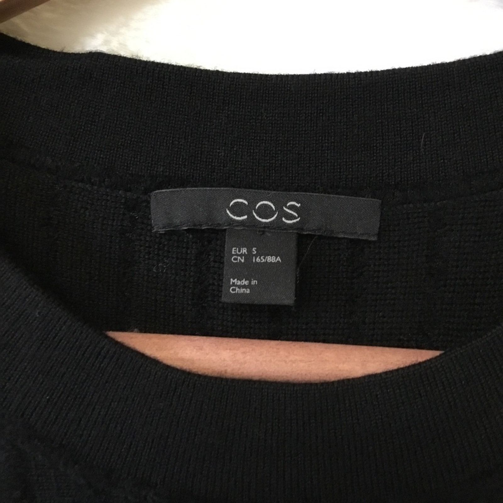 Cos COS Black Wool Texture Stripe Sweater Size S / US 4 / IT 40 - 4 Thumbnail
