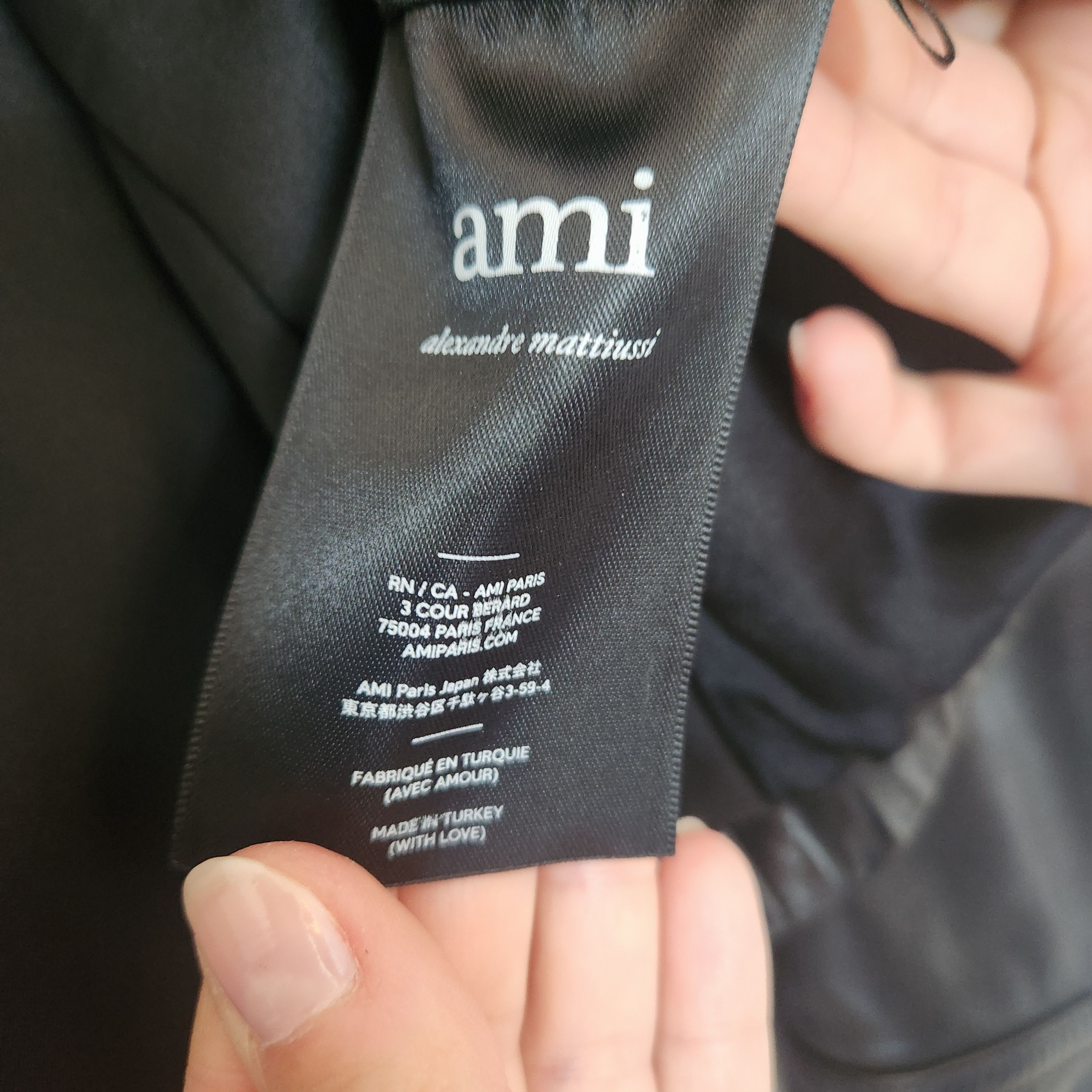 AMI AMI Black Leather Jacket Size US M / EU 48-50 / 2 - 3 Thumbnail