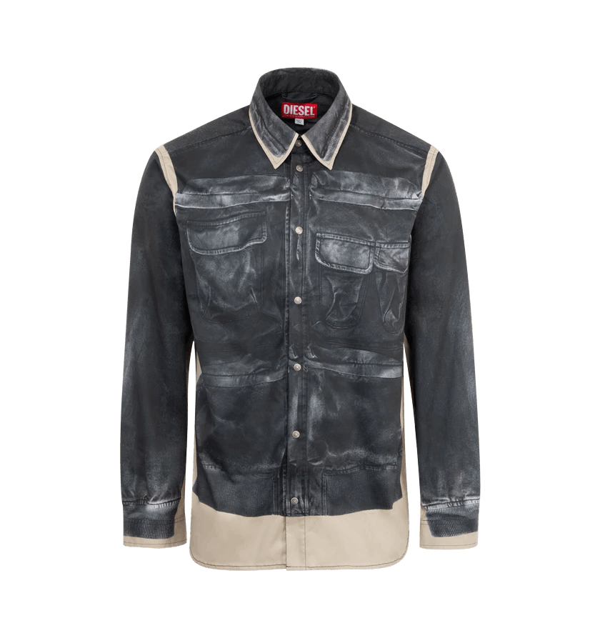 Diesel o1h1sh11224 S After A Shirt in Black Size US M / EU 48-50 / 2 - 1 Thumbnail