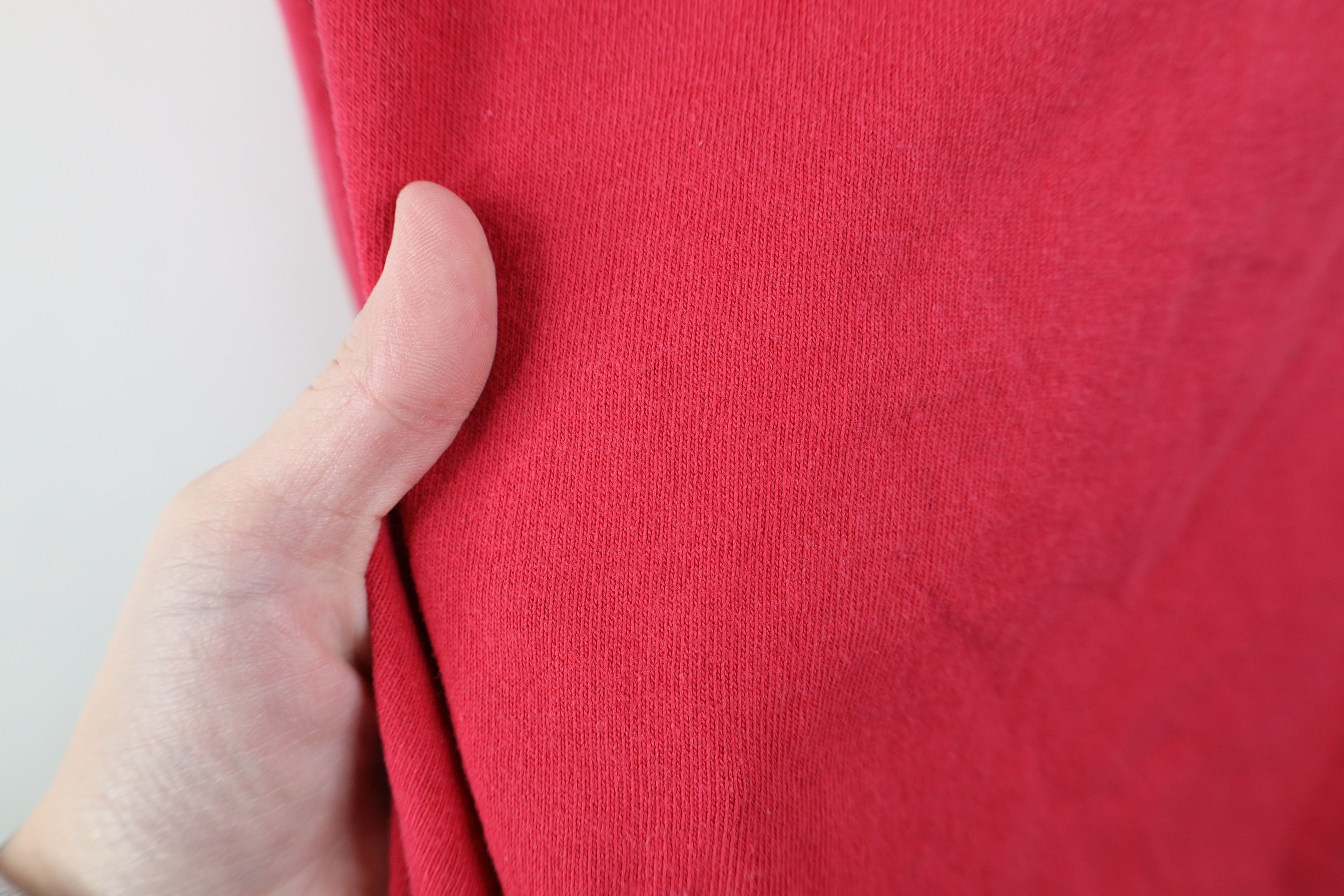 Reebok Vintage 90s Reebok Spell Mock Neck Long Sleeve T-Shirt Red Size US S / EU 44-46 / 1 - 7 Thumbnail