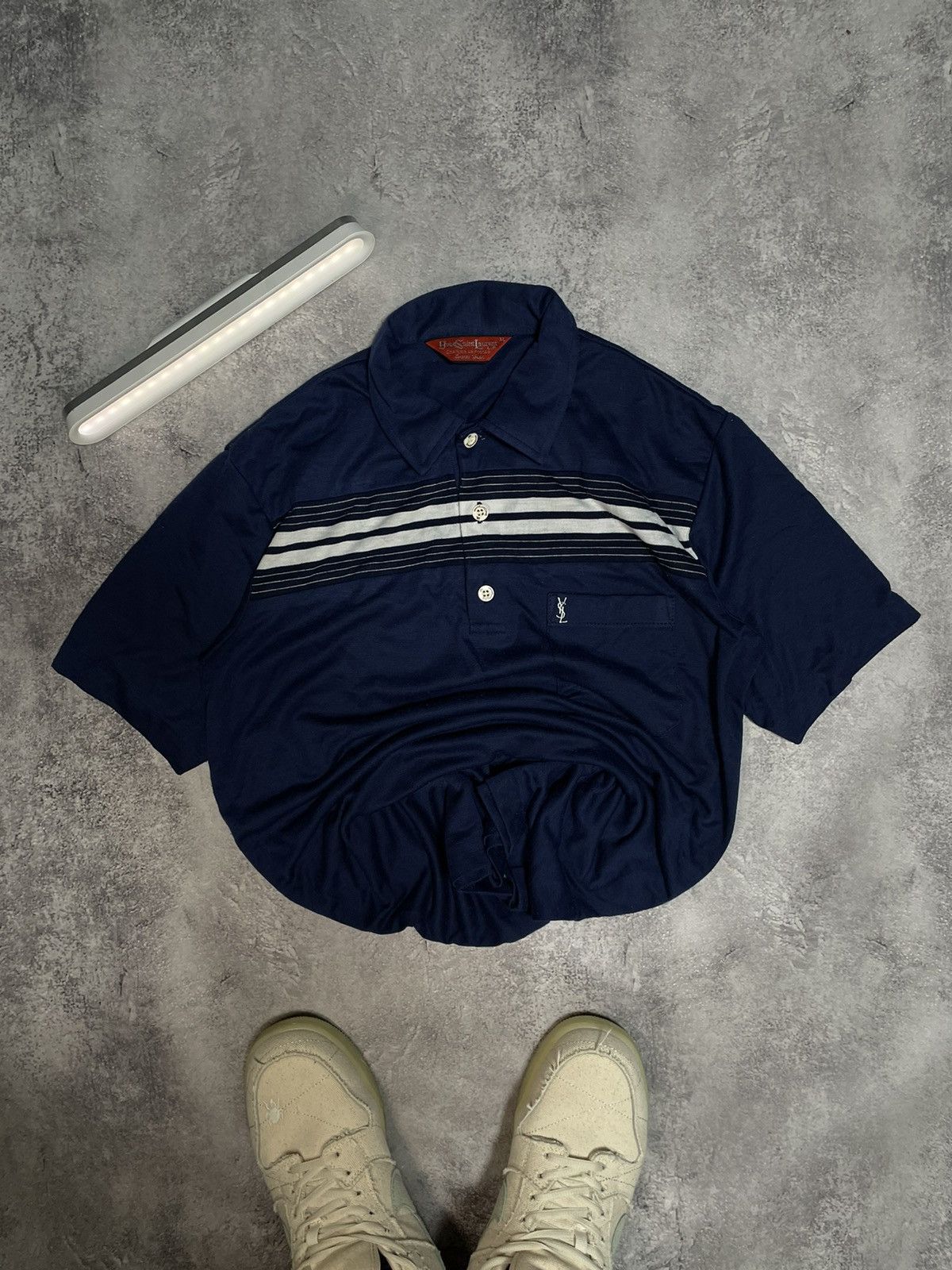 Other Vintage 80s Yves Saint Laurent YSL Sports Polo Shirt Size US XL / EU 56 / 4 - 1 Thumbnail