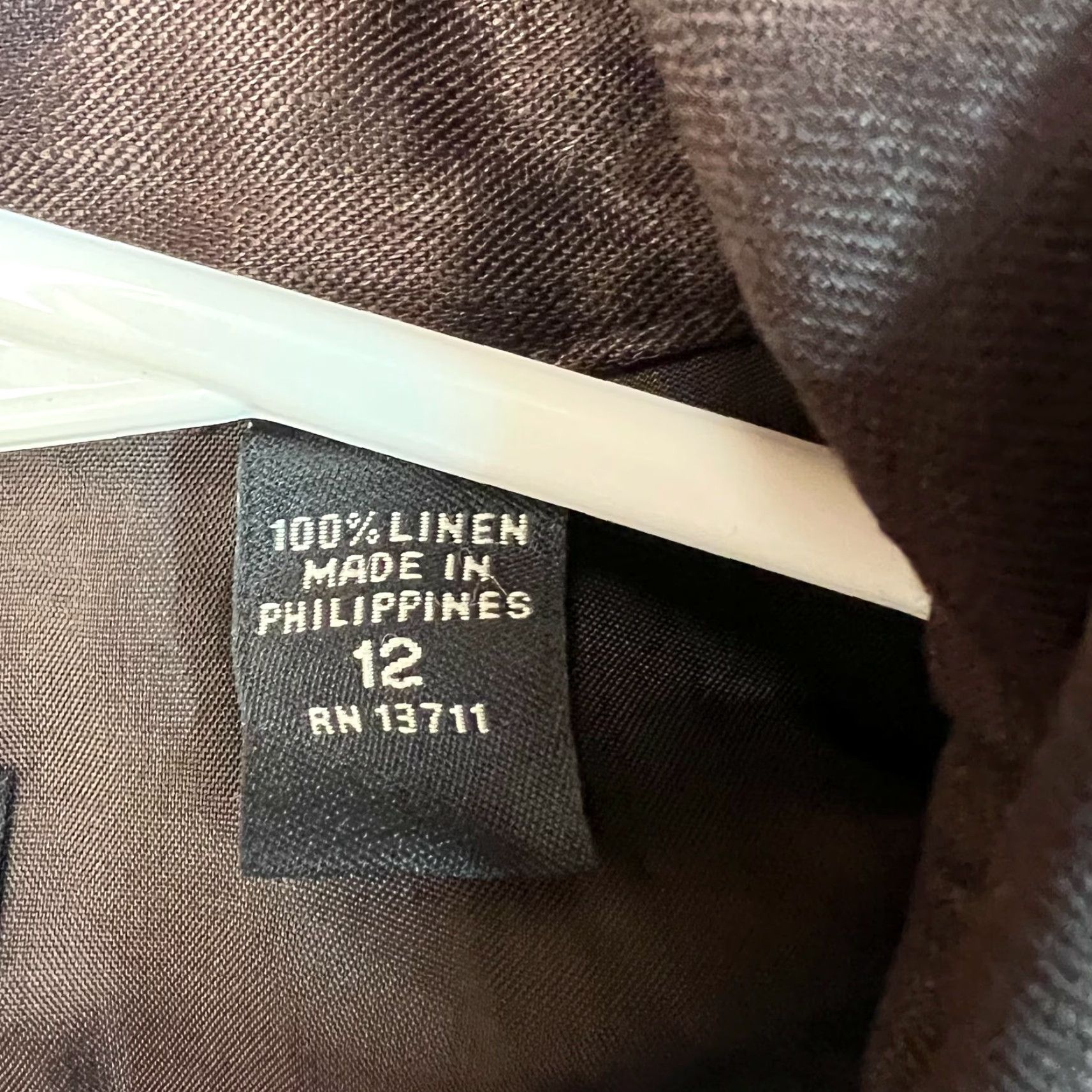 Vintage VINTAGE Valerie Stevens Womens Blazer Suit Jacket Long Sleeve Linen Brown Size 12 Size XL / US 12-14 / IT 48-50 - 7 Thumbnail