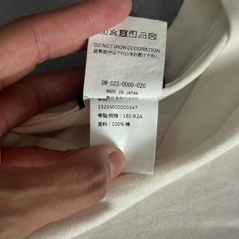 Saint Michael Saint Michael Washed white short sleeved shirt Size US M / EU 48-50 / 2 - 9 Thumbnail