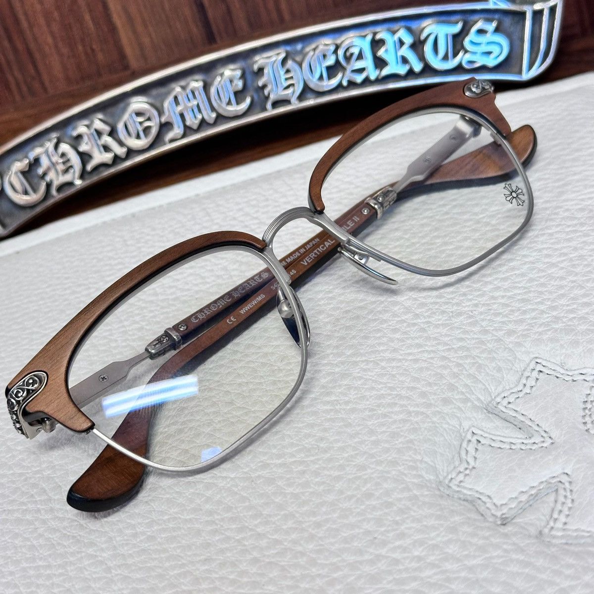 Chrome Hearts Chrome Hearts Vertical Smile II Glasses | Grailed