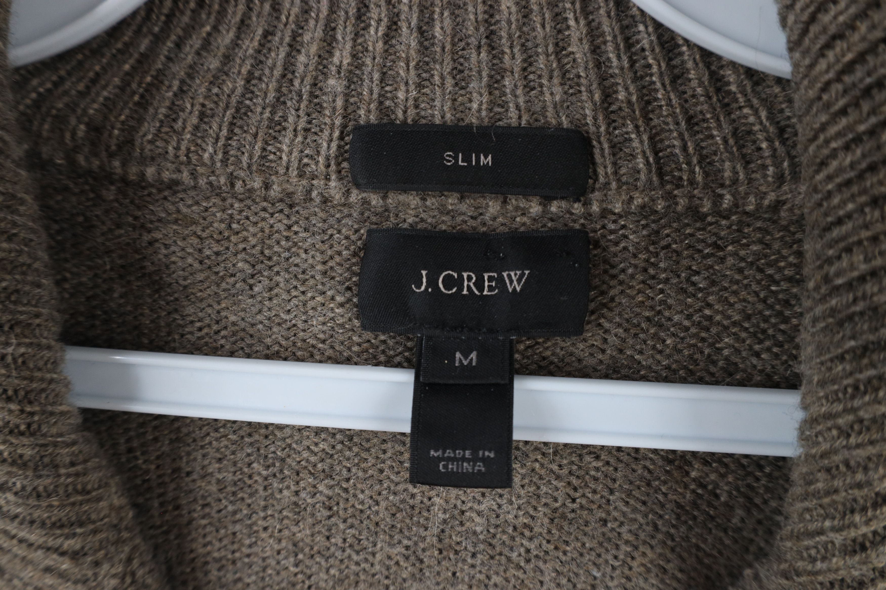 J.Crew × Vintage J Crew Wool Blend Knit Elbow Patch Half Zip Pullover Sweater Size US M / EU 48-50 / 2 - 5 Thumbnail