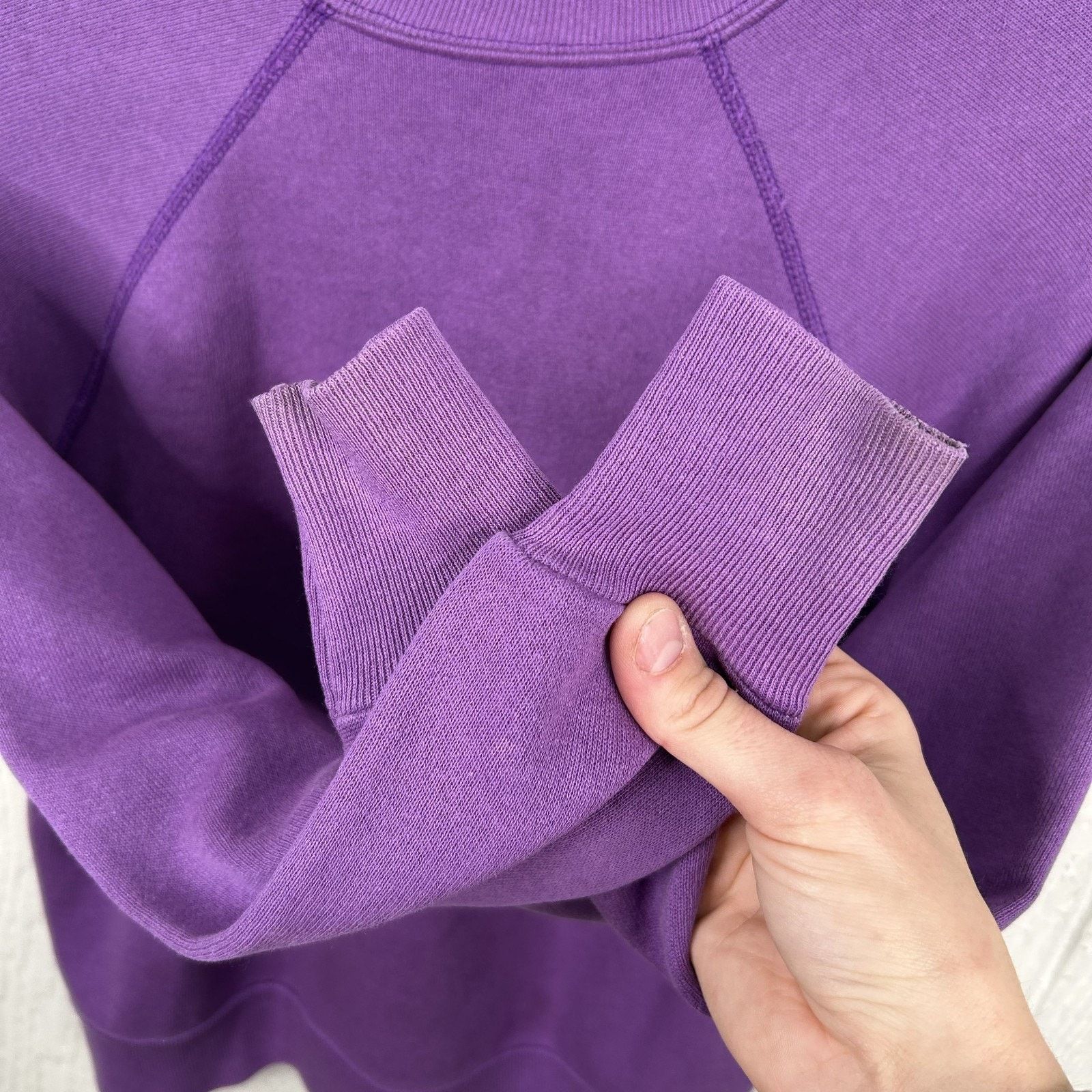 Other Vintage 90's Purple Blank Crewneck Small Size US S / EU 44-46 / 1 - 6 Thumbnail