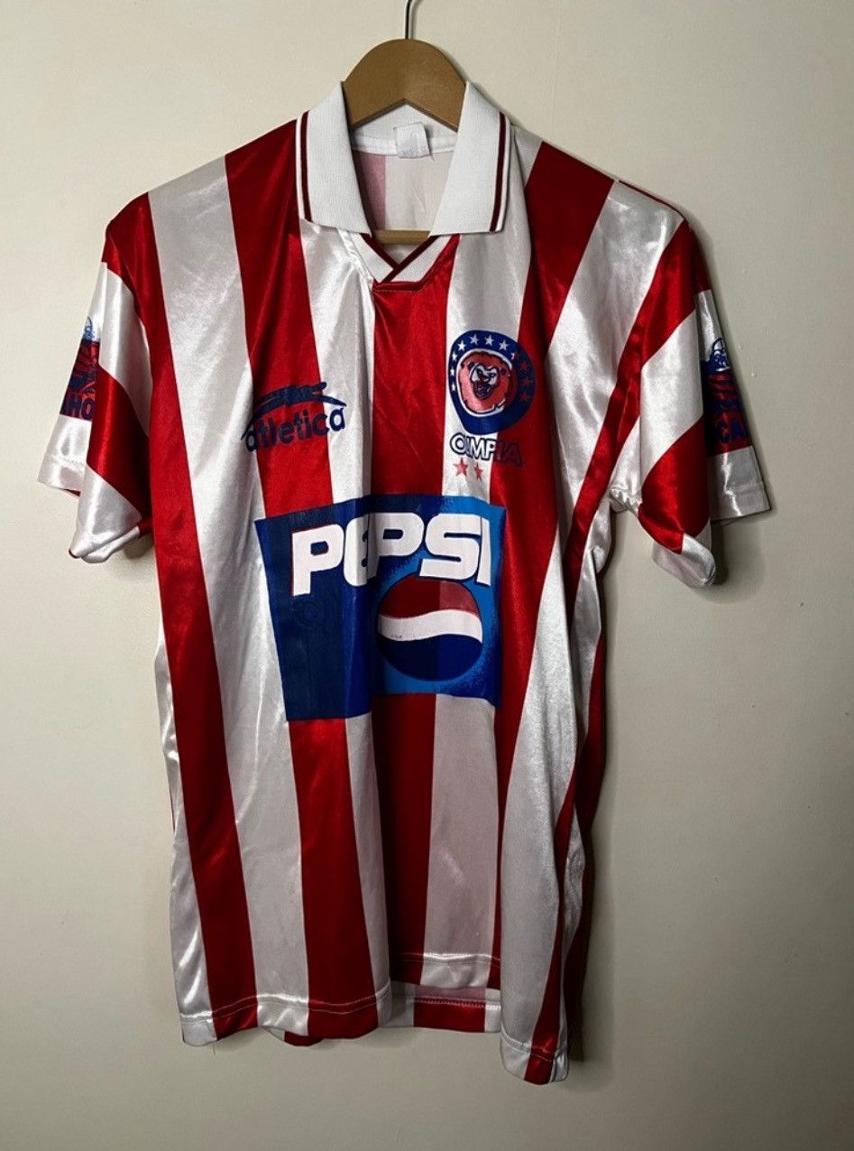 1999 2000 Club Deportivo Olimpia Honduras Boot Soccer Jersey