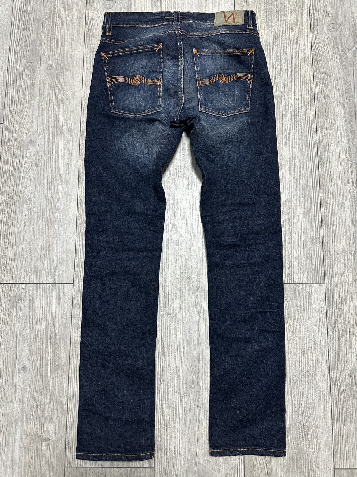 Nudie Jeans NUDIE JEANS Wash:Cloudy Steel Blue Men's Jeans Size W31 L32 Size US 31 - 1 Thumbnail