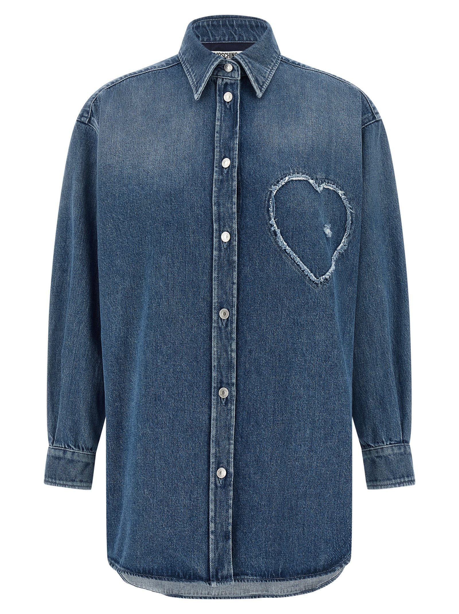 Moschino 'Heart' shirt Size S / US 4 / IT 40 - 1 Thumbnail