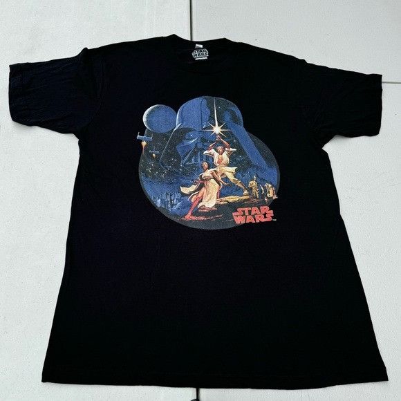 Star Wars New Star Wars Stellar Vintage Extra Soft T-Shirt Large L Size US L / EU 52-54 / 3 - 2 Thumbnail