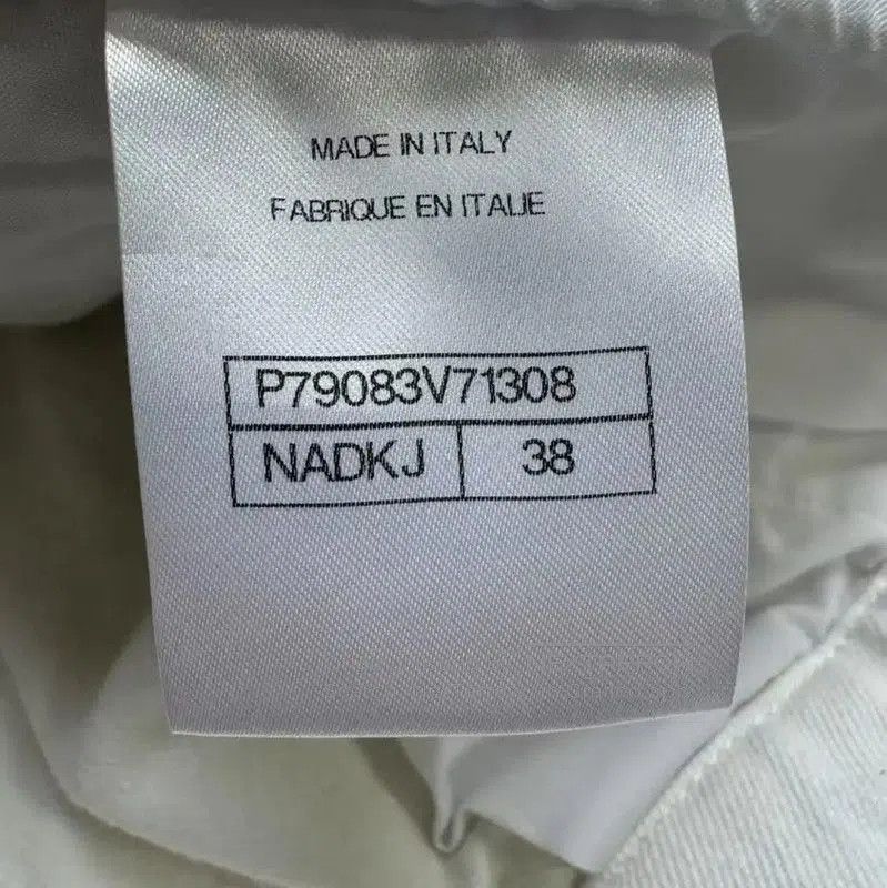 Chanel Chanel White Cotton Casual Trousers . Size 27" / US 4 / IT 40 - 7 Thumbnail