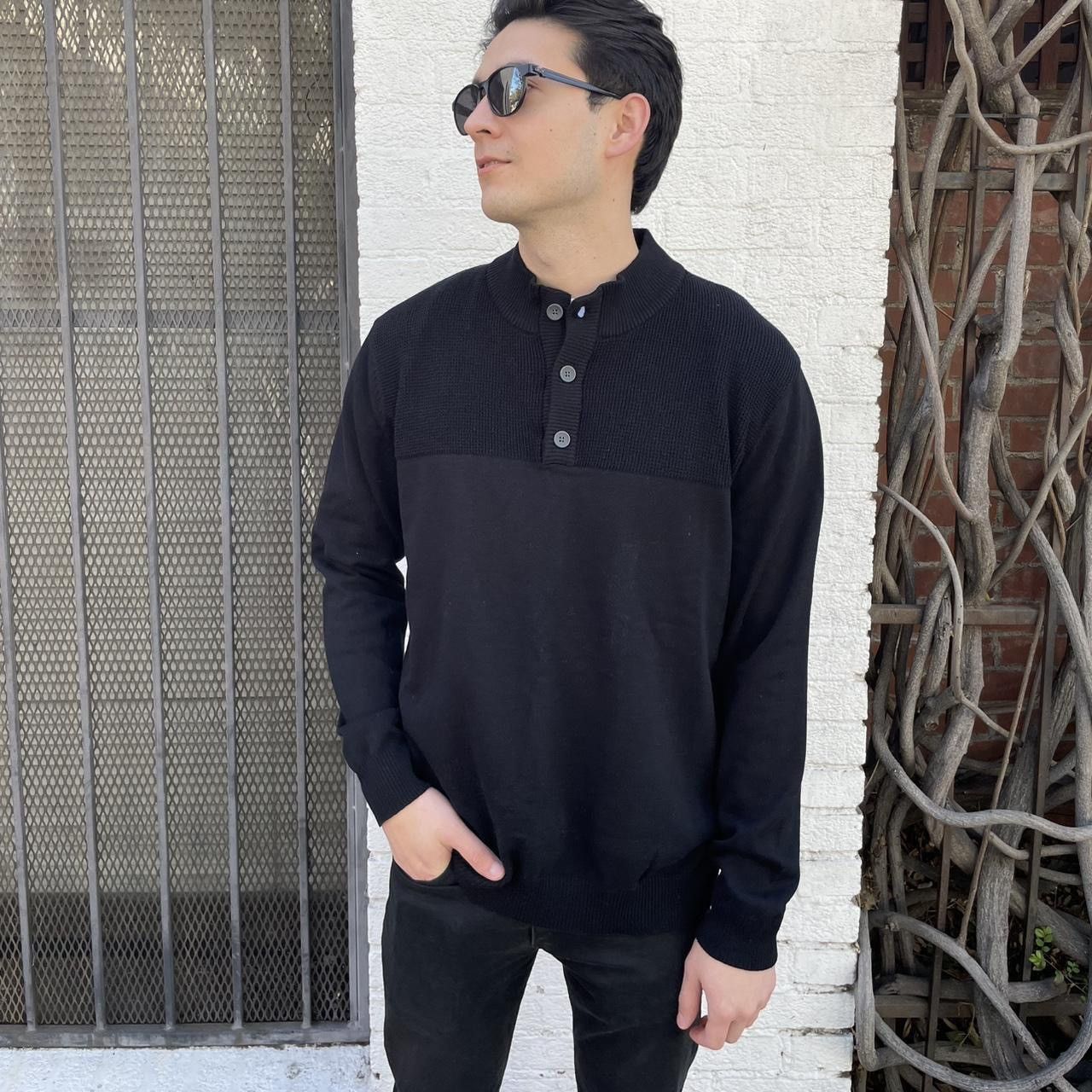 Club Room × Polo Ralph Lauren × Zara NWT Men’s club room black crewneck preppy sweater sz xl Size US XL / EU 56 / 4 - 1 Thumbnail