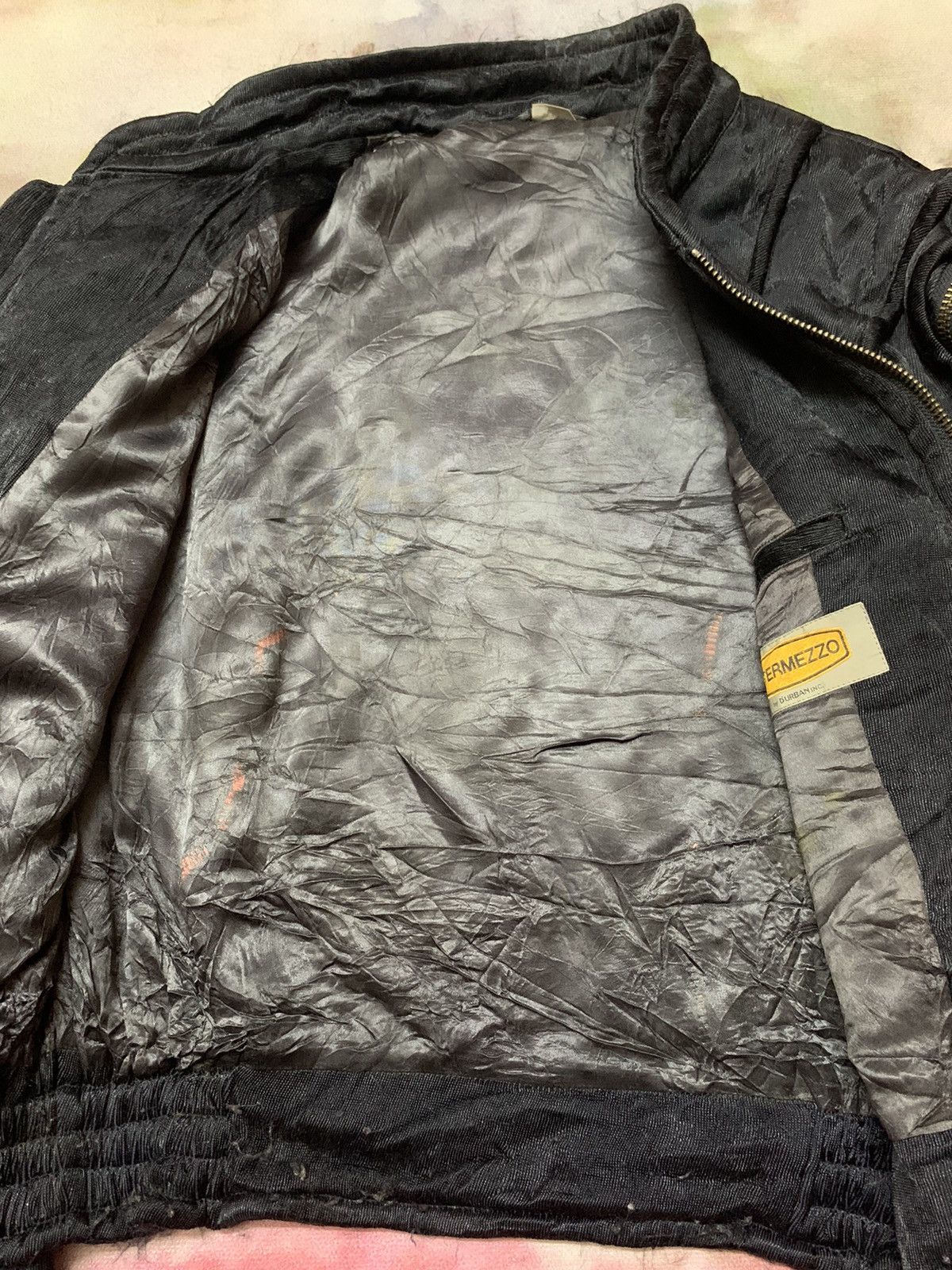 Japanese Brand Durban Intermezzo Eggshell Cropped Avantgarde Bomber Jacket Size US M / EU 48-50 / 2 - 7 Thumbnail