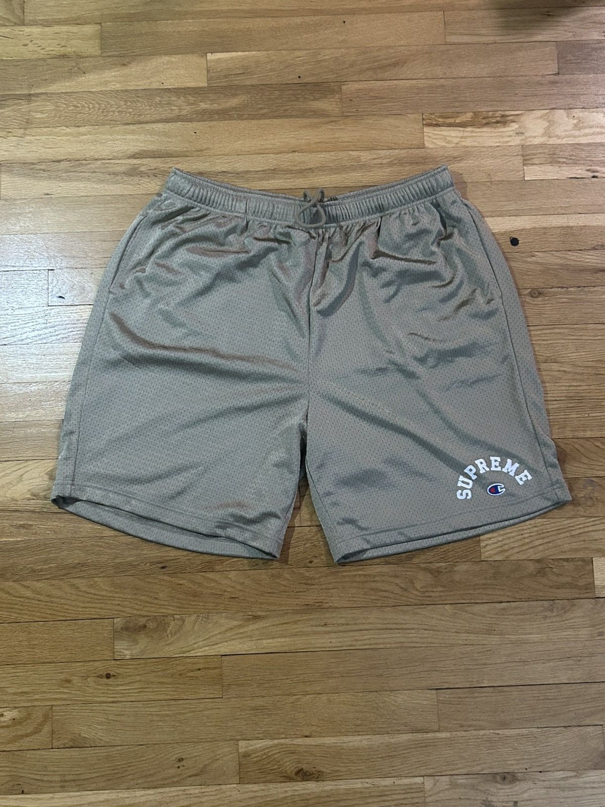 Champion × Supreme SUPREME X CHAMPION MESH SHORTS | Grailed