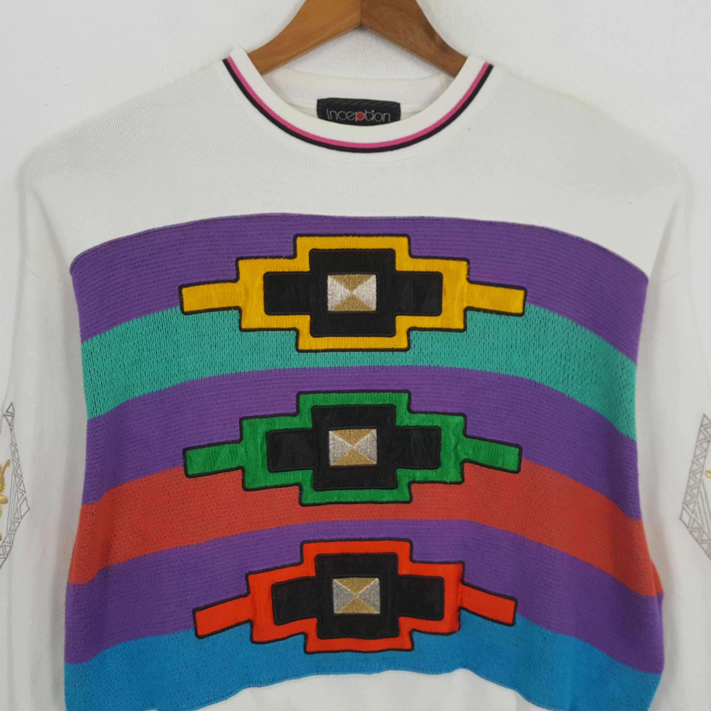 Vintage Vintage INCEPTION Streetwear Skateboard Style Sweatshirts Size US L / EU 52-54 / 3 - 2 Thumbnail
