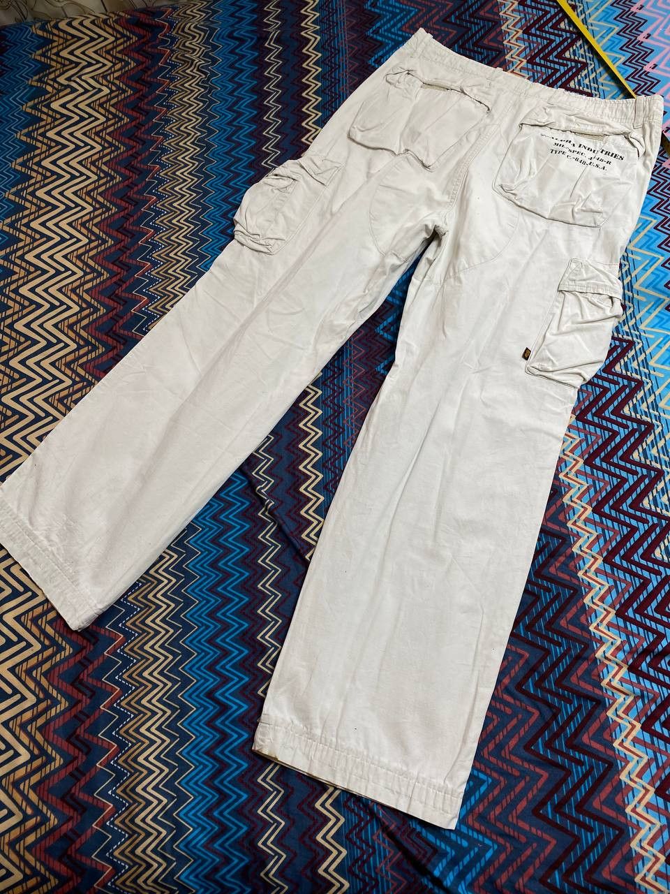 Alpha Industries Vintage Alpha Industries Big logo Pants Size US 33 - 12 Thumbnail