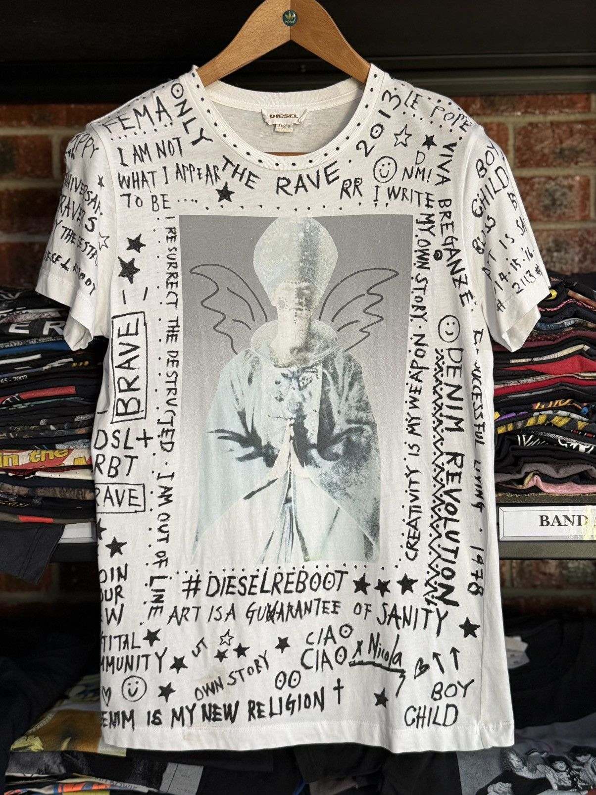 Diesel × Vintage Vintage Diesel Reboot Aop Tee Size US S / EU 44-46 / 1 - 1 Thumbnail