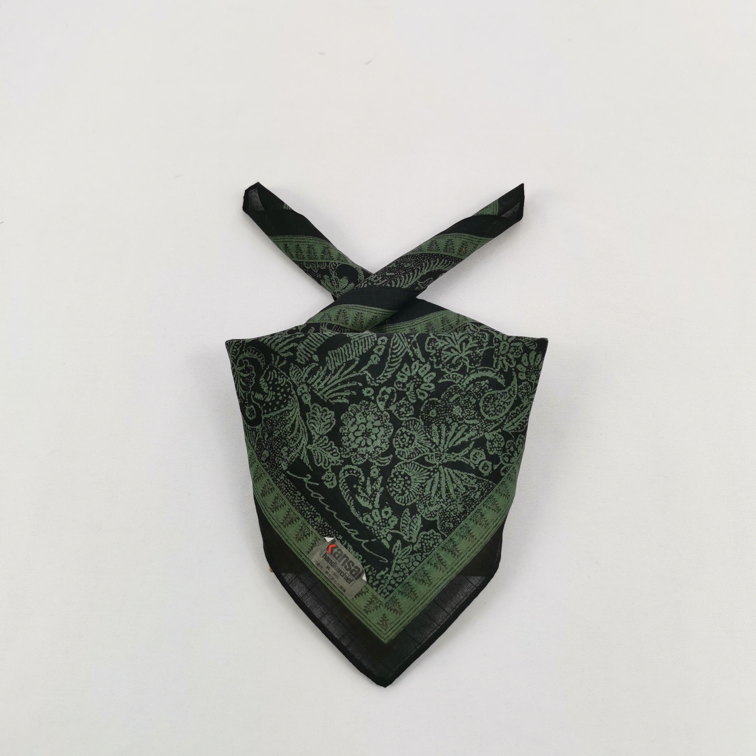 Kansai Yamamoto NWT Vintage Kansai Handkerchief Neckerchief Japanese Bandana Size ONE SIZE - 1 Thumbnail