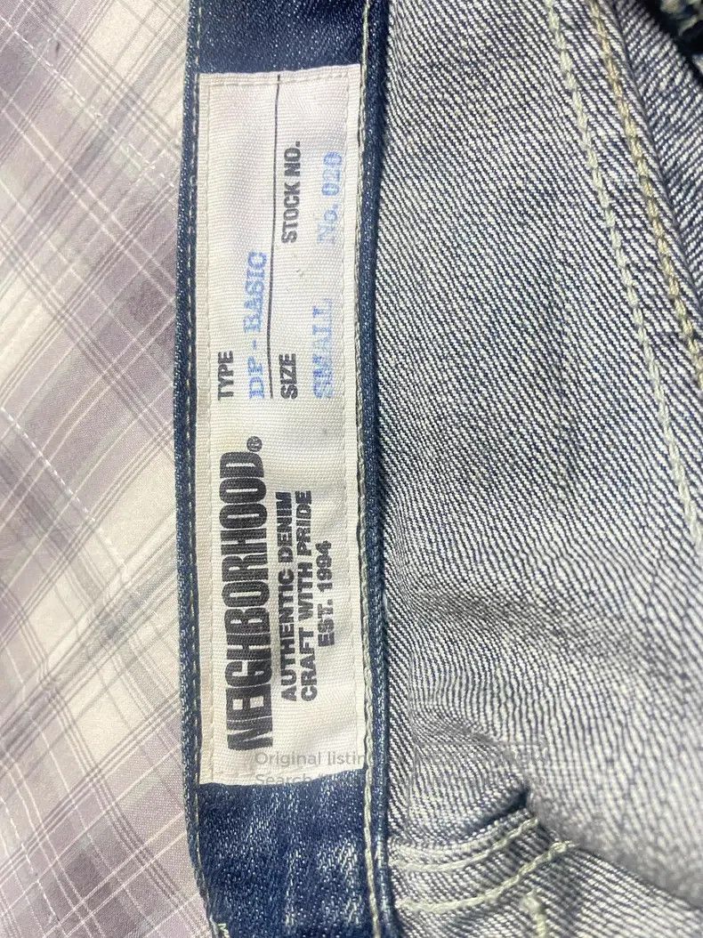Neighborhood Neighborhood size S Bullet Hole King Bull Denim Pants Size US 27 - 3 Thumbnail