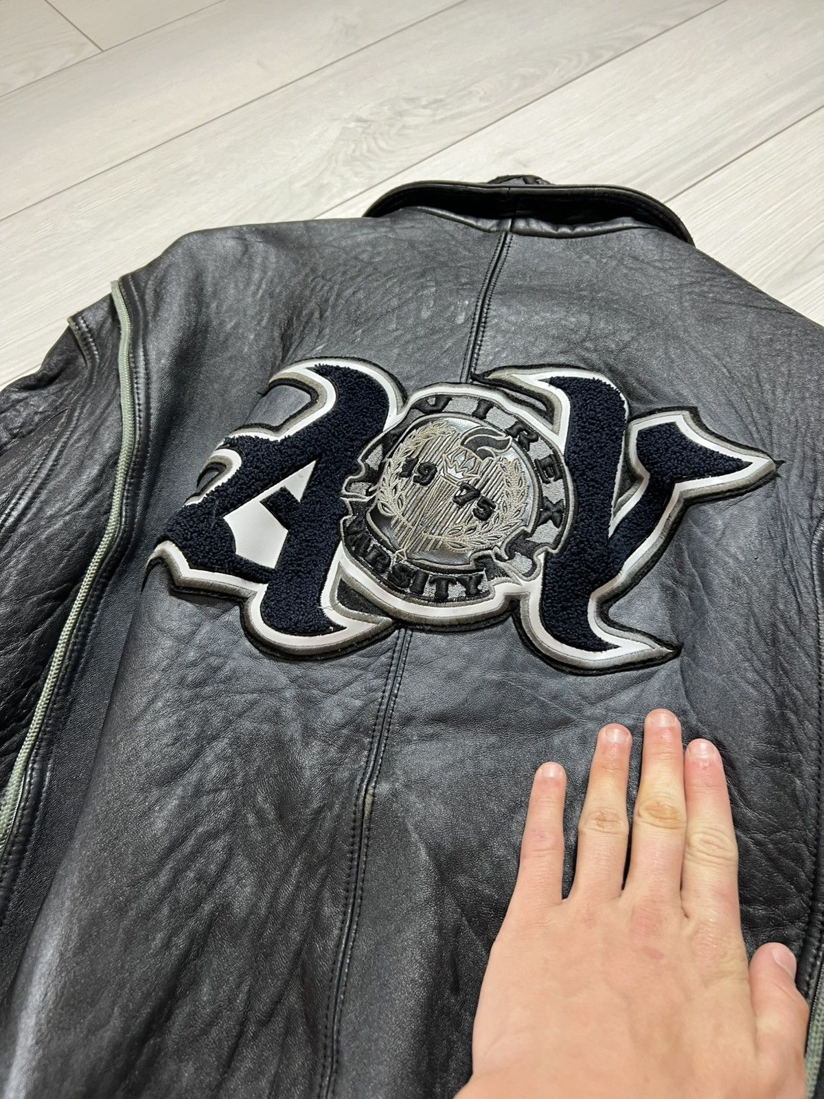 Avirex VTG Avirex Avant-Garde If Six Was Nine Style Leather Jacket Size US M / EU 48-50 / 2 - 19 Thumbnail