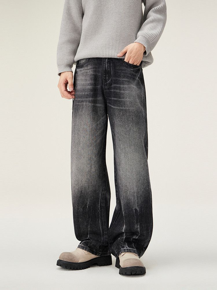 Vintage Men's Retro American High-Street Gradient Denim Jeans Size US 32 / EU 48 - 1 Thumbnail