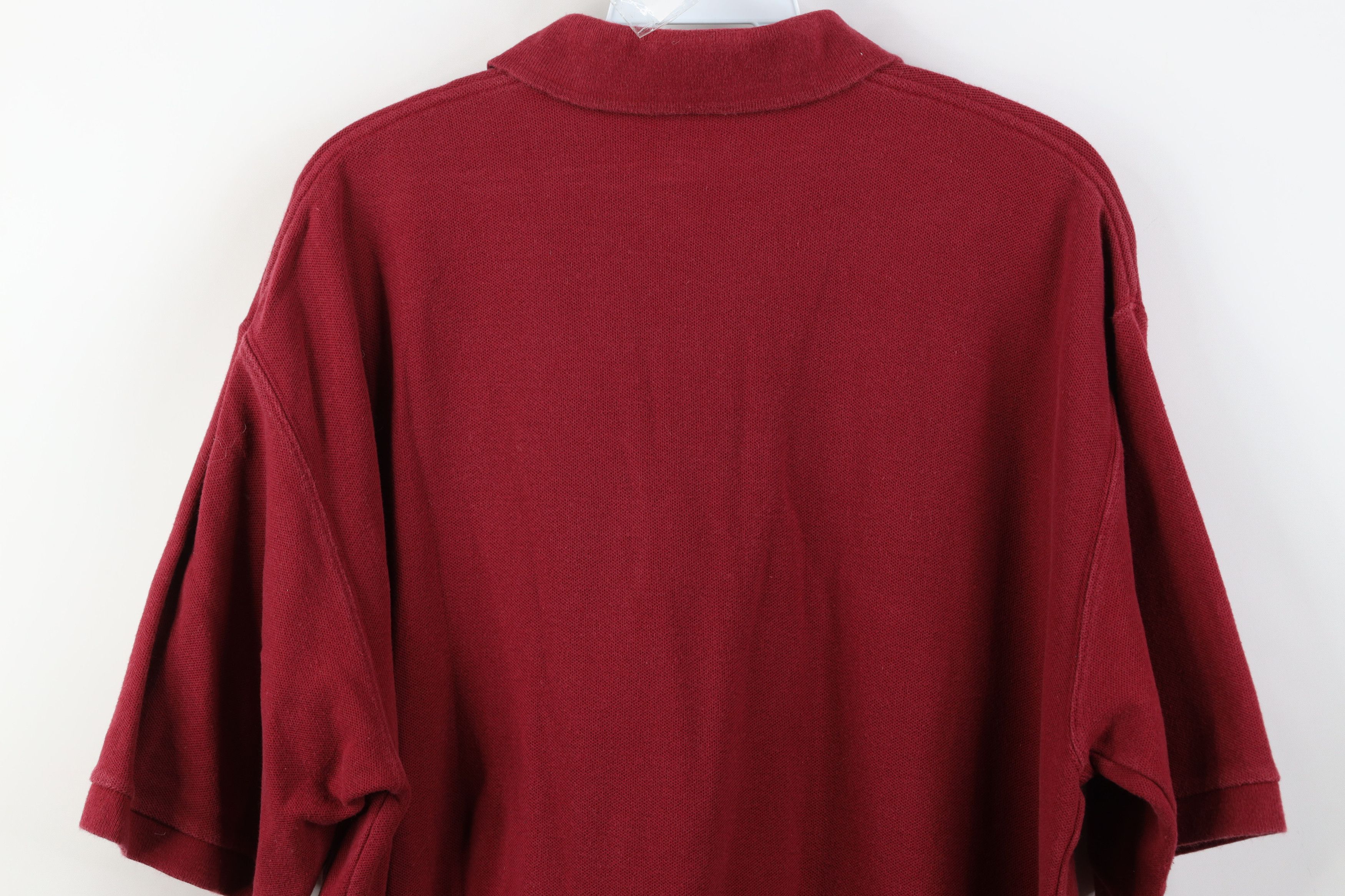 Vintage Vintage 90s Florida State University Golf Polo Shirt Red Size US L / EU 52-54 / 3 - 12 Thumbnail