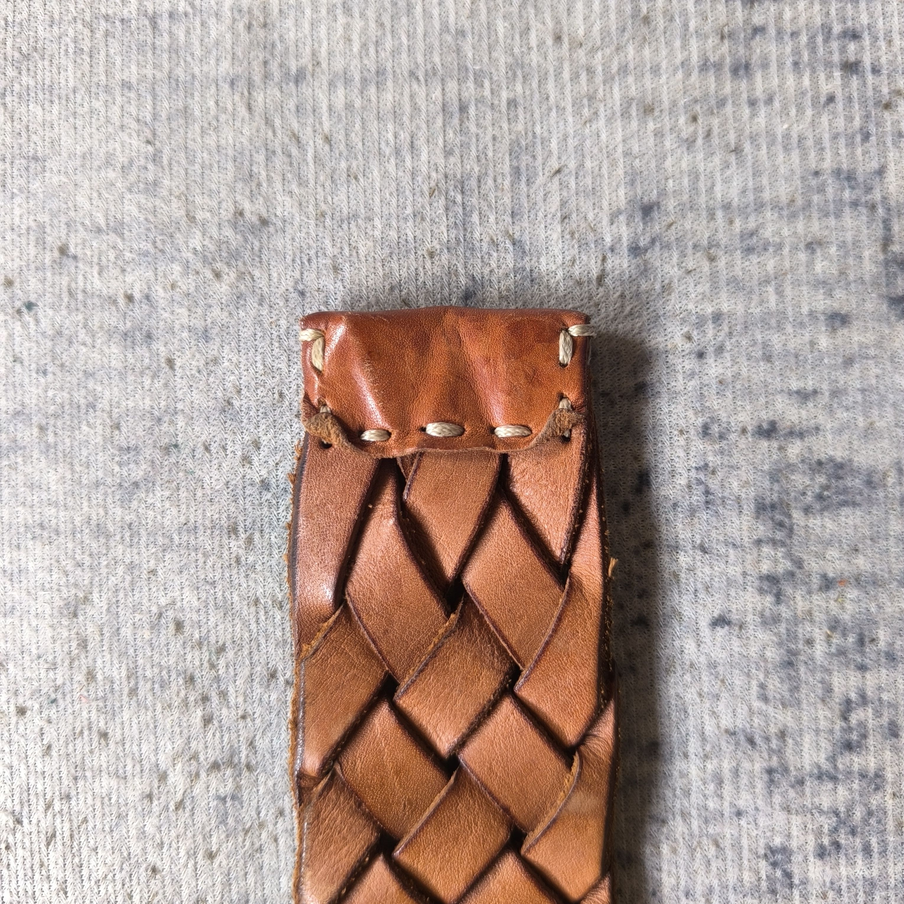 PPFM 🧵Garrison flower japanese crafted leather belt Size ONE SIZE - 6 Thumbnail