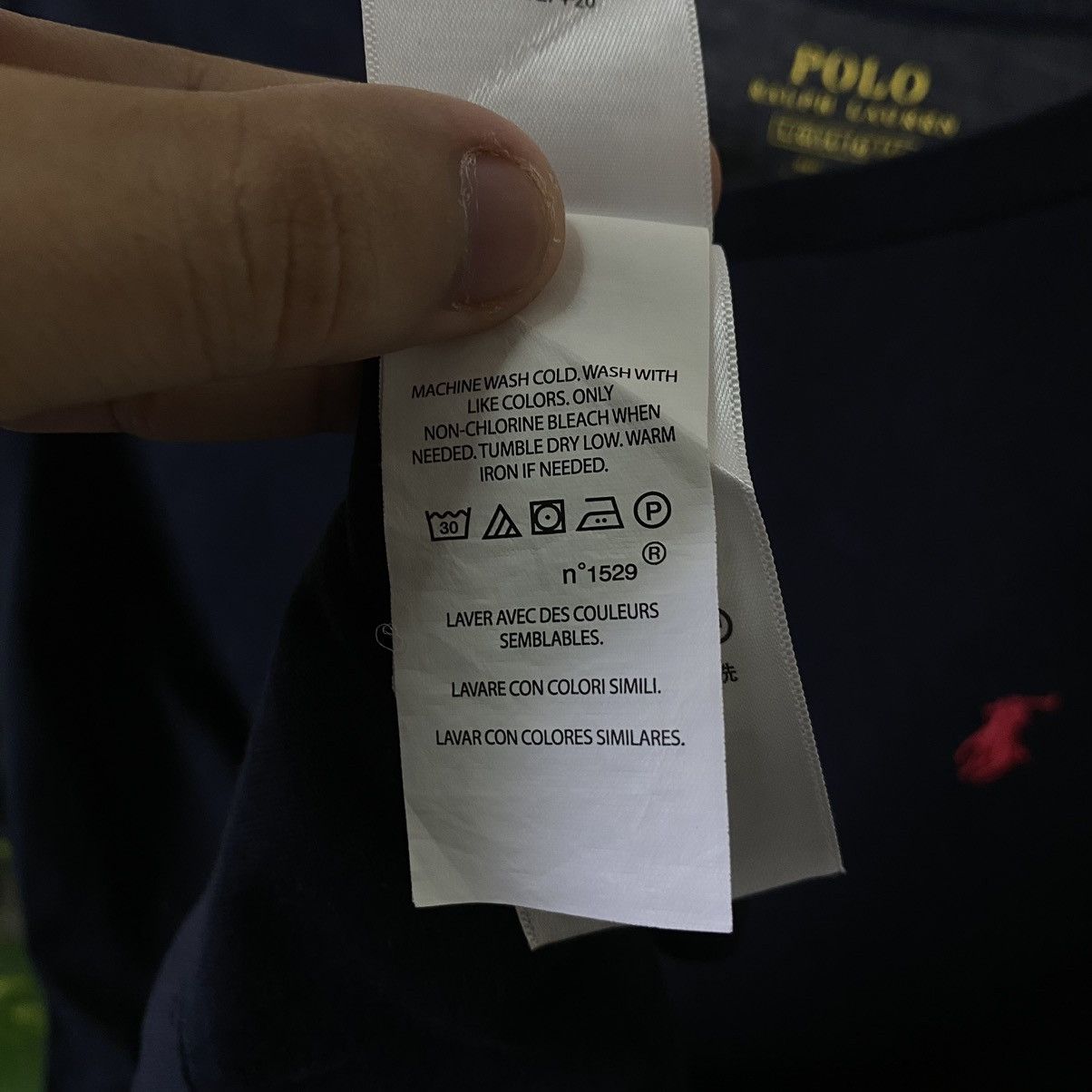 Polo Ralph Lauren Y2K Polo Ralph Lauren Essential Black Tee Size US S / EU 44-46 / 1 - 6 Thumbnail