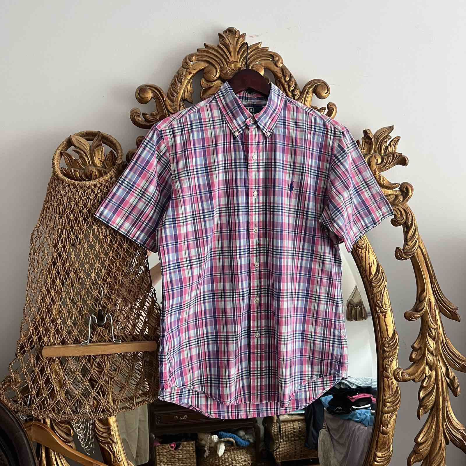 Polo Ralph Lauren VINTAGE Ralph Lauren Button-Up Flannel Shirt Mens 90s Size US M / EU 48-50 / 2 - 1 Thumbnail