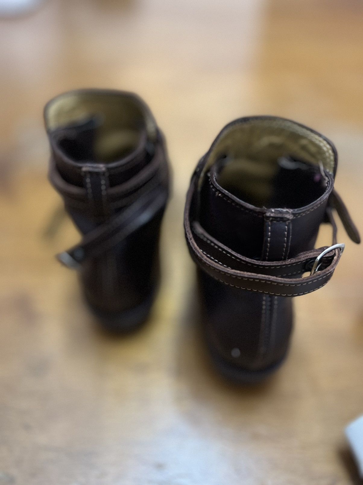 R.M. Williams R.M.WILLIAM leather Boots Rare Design(size 7D) Size US 7 / IT 37 - 6 Thumbnail