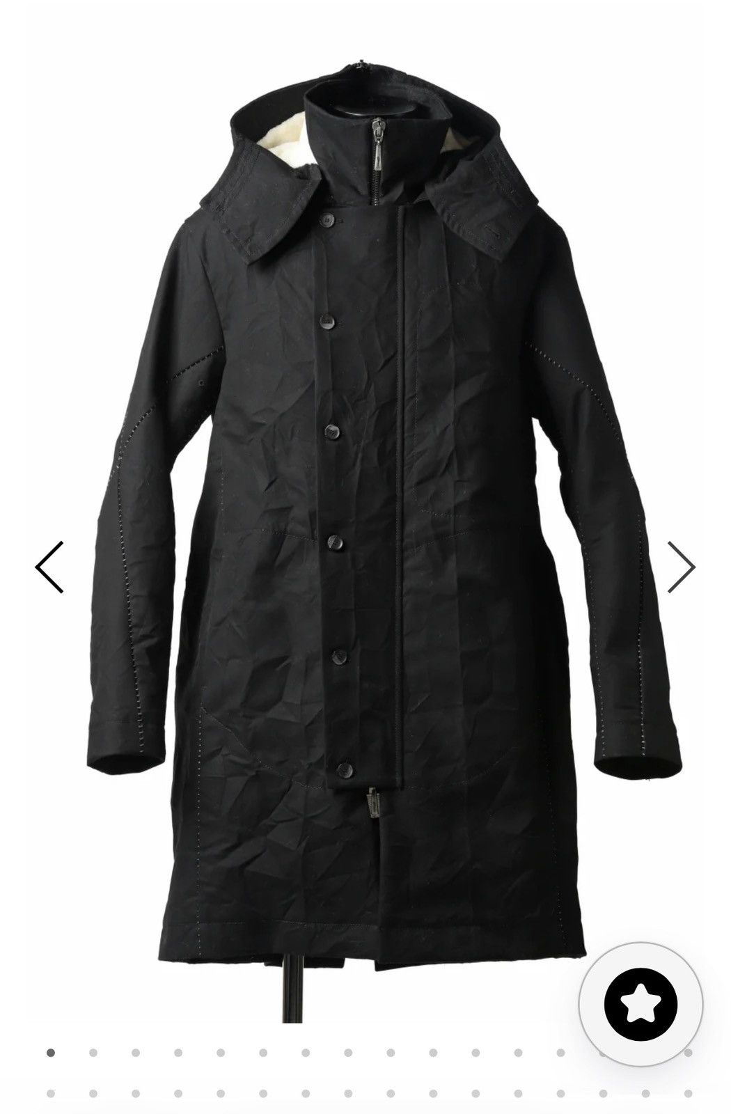 Masnada masnada MILITARY HOODIE LONG PARKA COAT with BOA LINNER Size US M / EU 48-50 / 2 - 3 Thumbnail