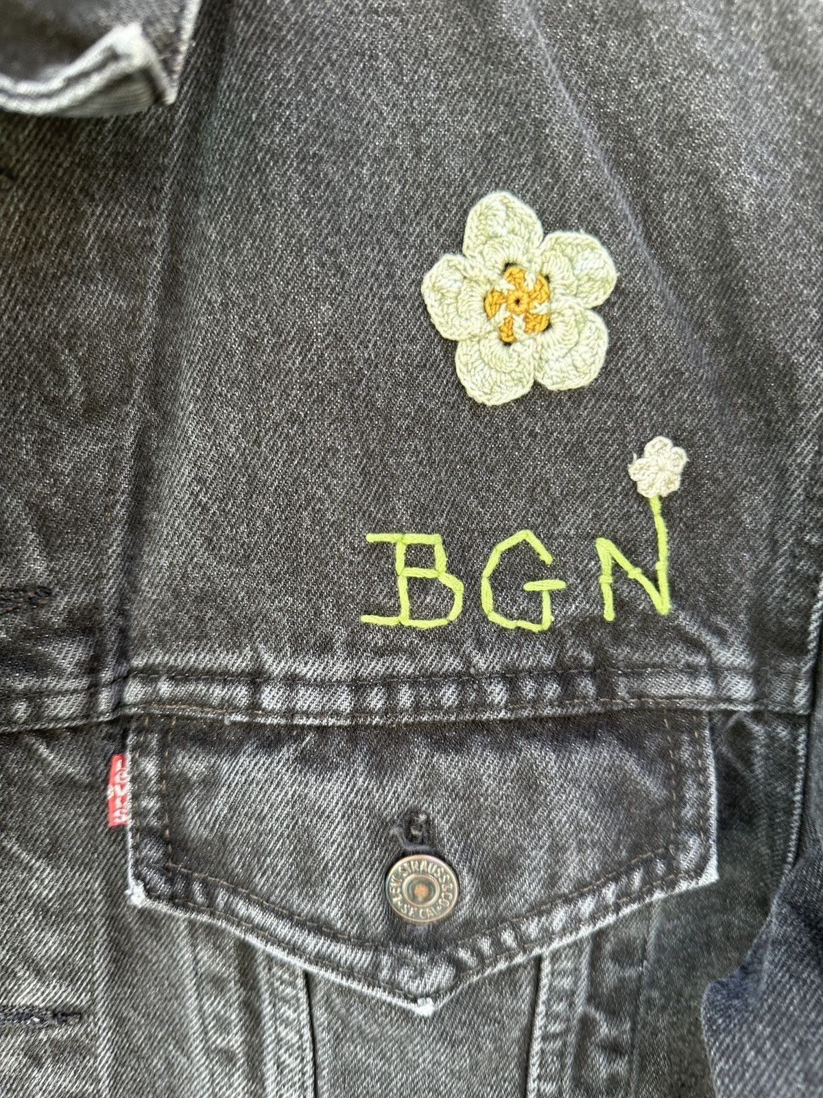 Levi's Levi’s x Bentgablenits Embroidered Vintage Denim Jacket Size US S / EU 44-46 / 1 - 3 Thumbnail