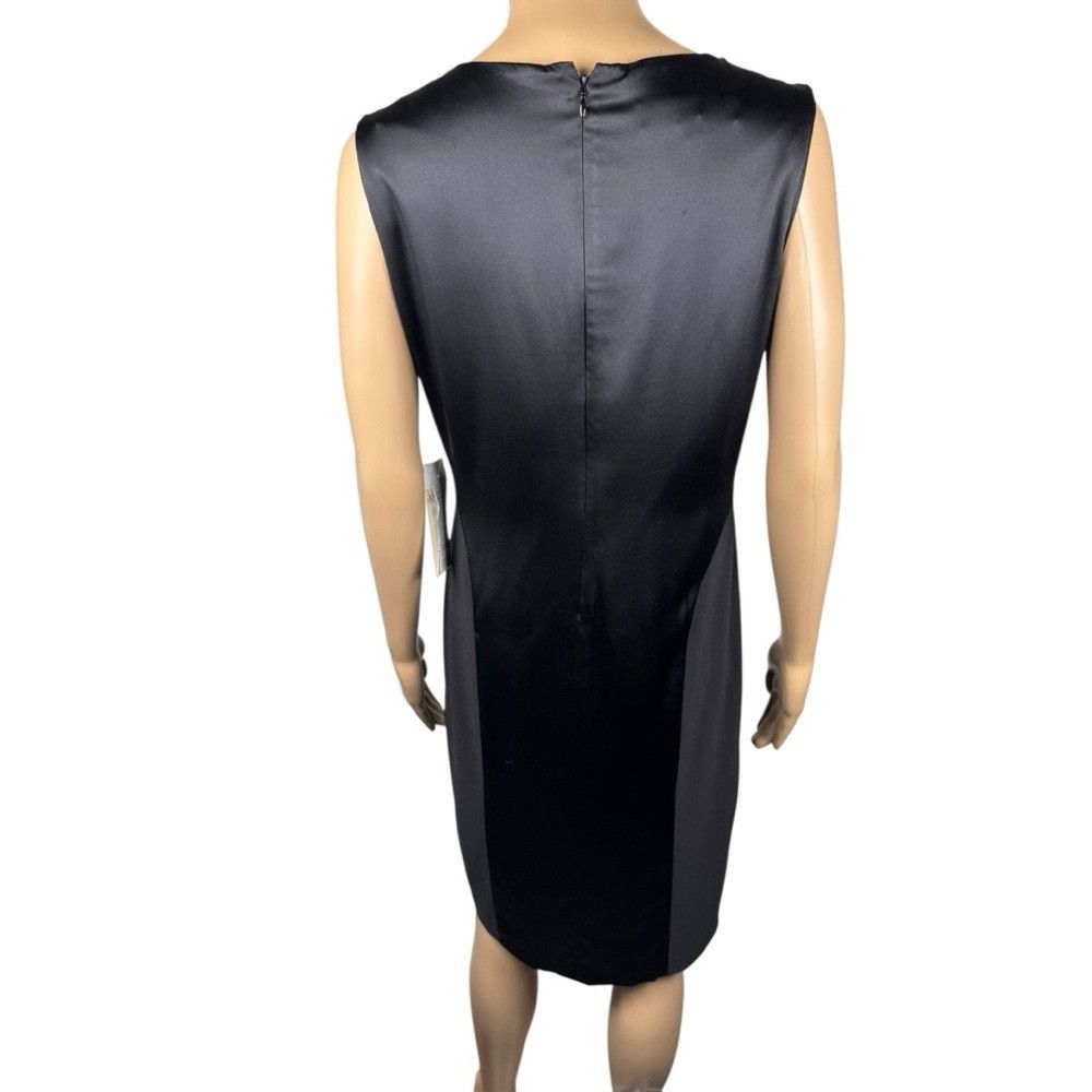 Anne Klein NWT New Vintage Anne Klein Silk Black Sheath Dress Size 2 Size XS / US 0-2 / IT 36-38 - 4 Thumbnail