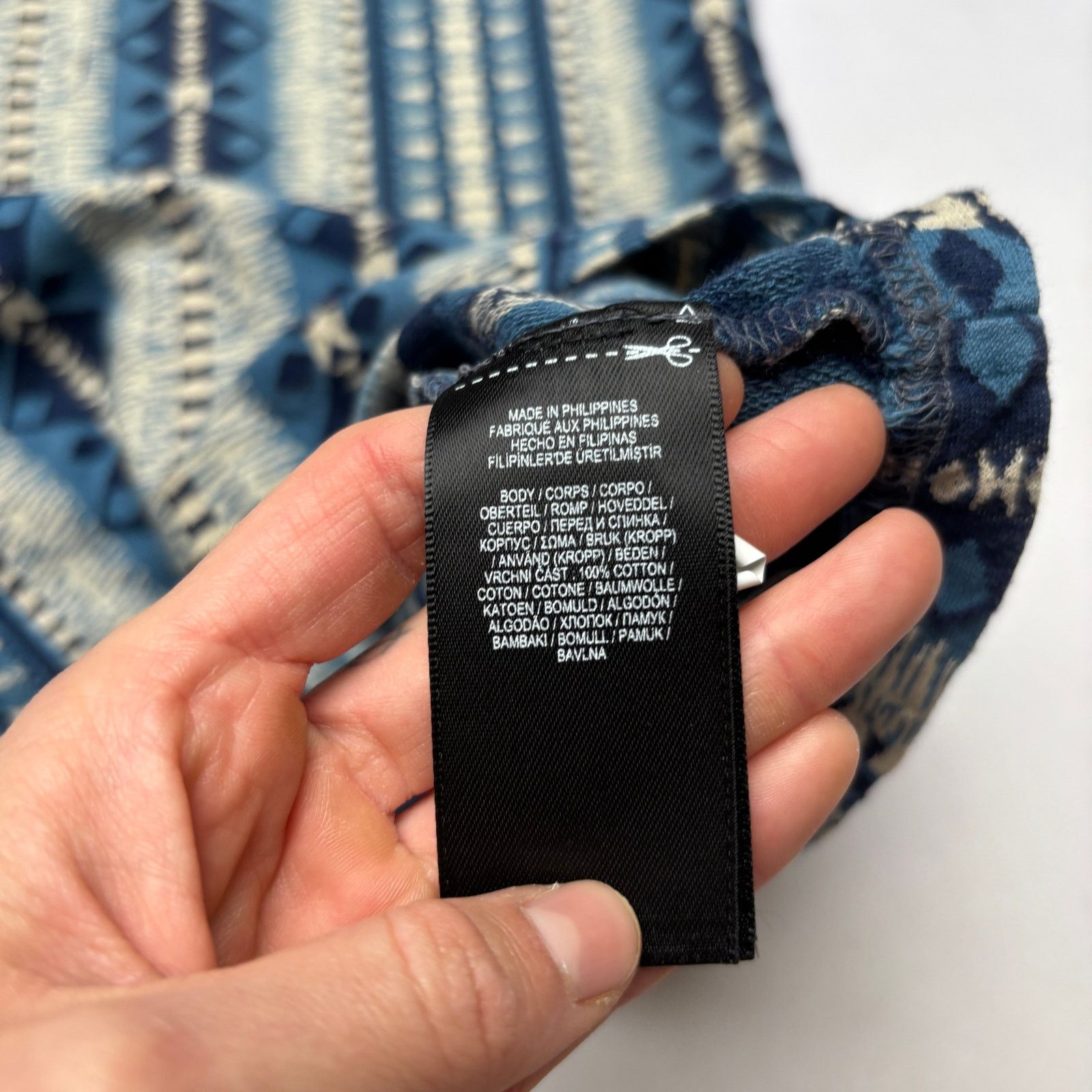 RRL Ralph Lauren RRL Double RL Ralph Lauren Jacquard Knit Jersey Henley M Size US M / EU 48-50 / 2 - 7 Thumbnail