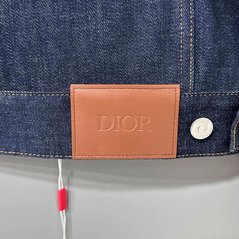 Dior Dior Leather brand denim jacket inside 2502-Nextarrow Size US M / EU 48-50 / 2 - 8 Thumbnail