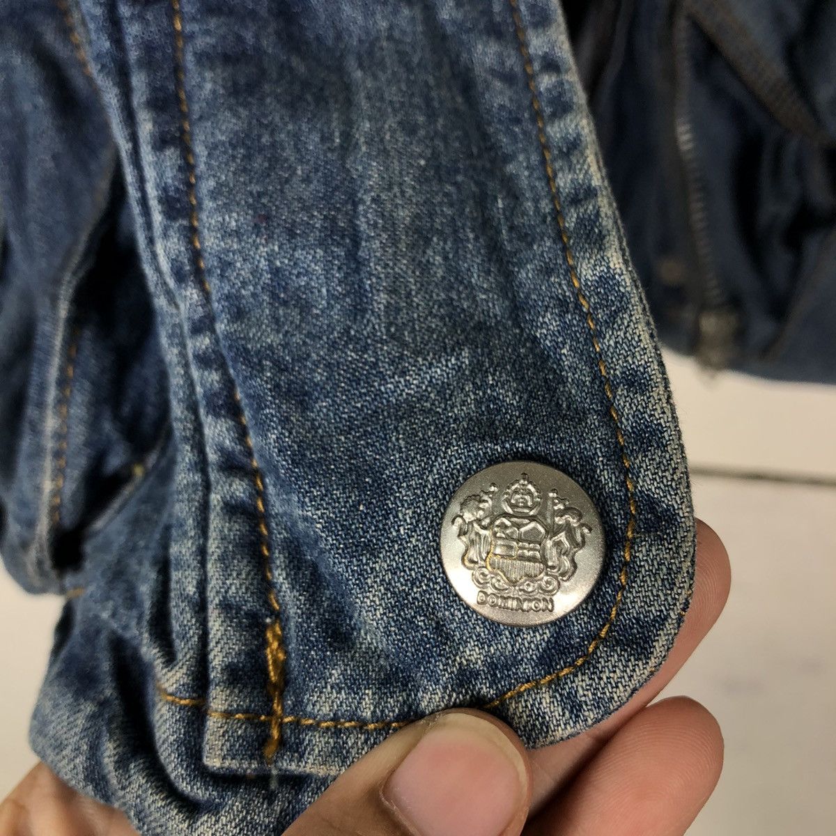 Japanese Brand 📌Vintage Biker Denim Jacket Unknown Japan Issey Miyake Size US M / EU 48-50 / 2 - 19 Thumbnail