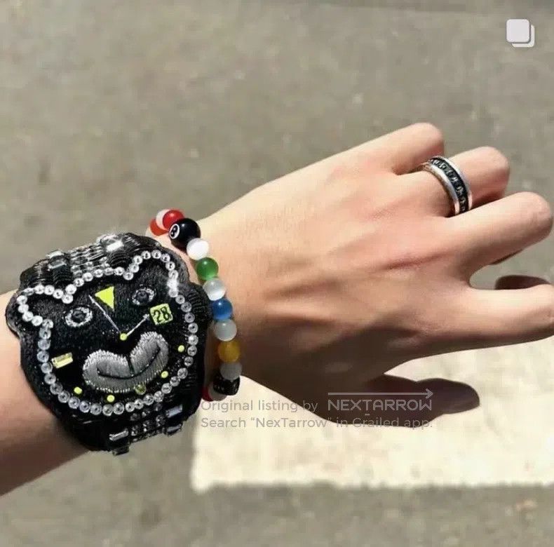 Walter Van Beirendonck Walter Van Beirendonck Black Bear Watch Bracelet Size ONE SIZE - 1 Thumbnail