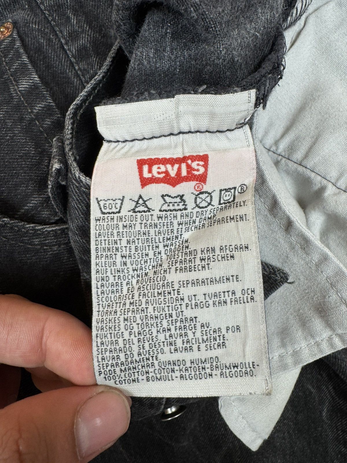 Levi's × Vintage Vintage 90s Levi’s 501 Washed Denim Made in USA 🇺🇸 32x34 Size US 32 / EU 48 - 10 Thumbnail