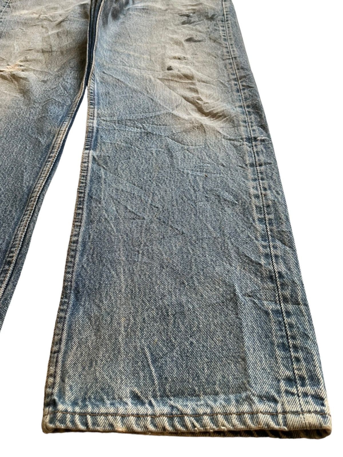 Levi's × Levi's Vintage Clothing SALES🔥Vintage 90s Levis 501 Blue Wash Grunge Loose Jeans Size US 33 - 7 Thumbnail