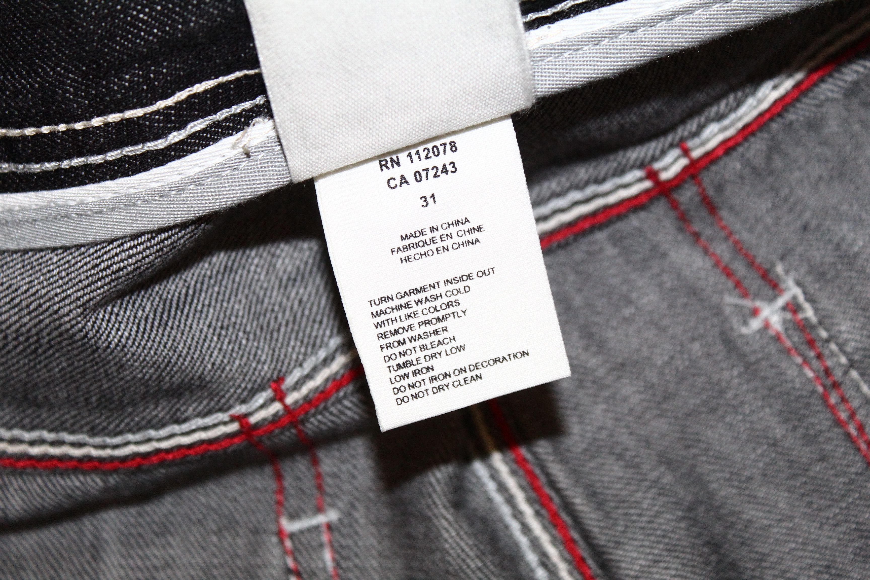 G-Unit 💥VTG💥 G-Unit OG Logo Embroidery Baggy Raw Denim Jeans Size US 32 / EU 48 - 7 Thumbnail