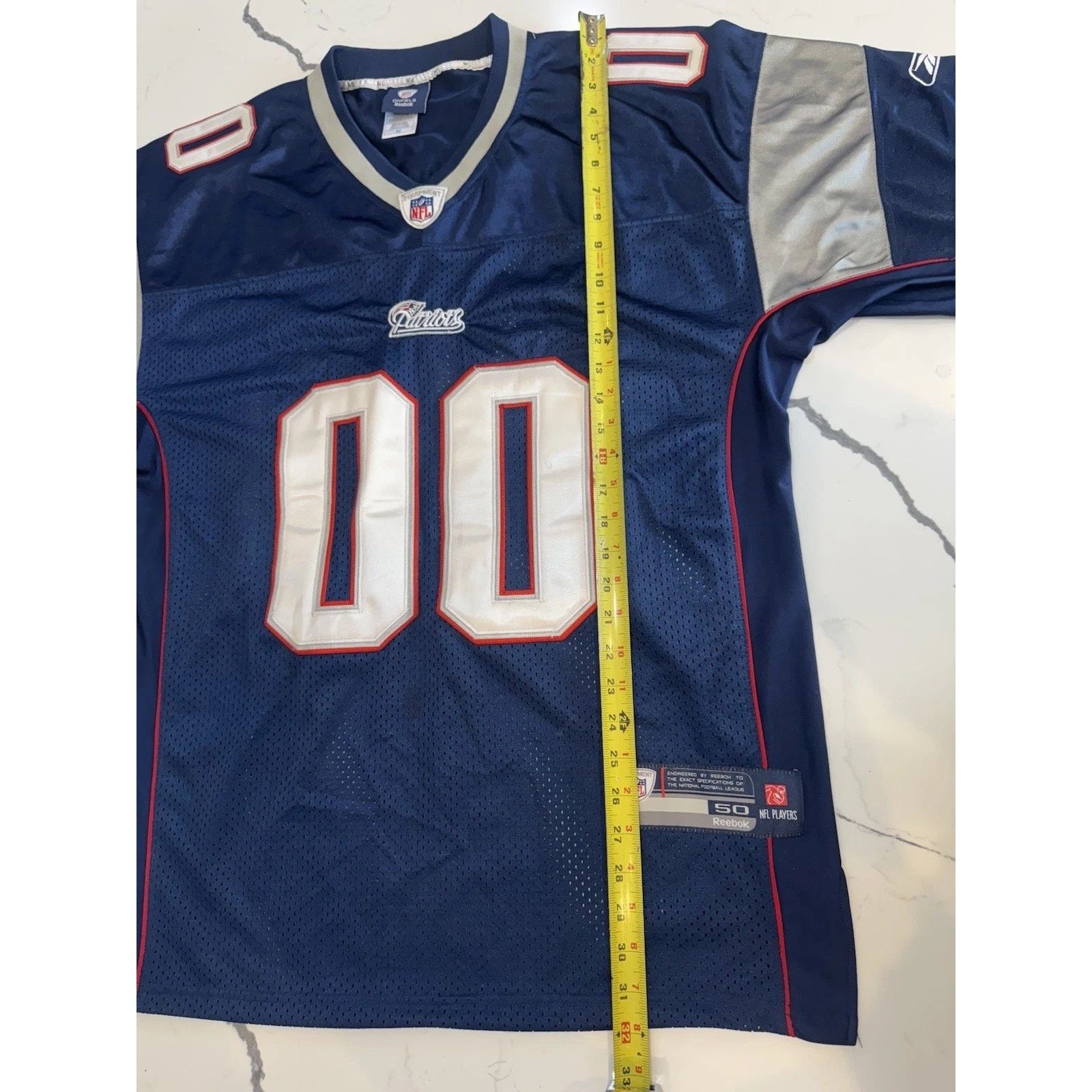 Reebok New England Patriots #00 Reebok NFL Jersey Blue Size 50 XL Size US XL / EU 56 / 4 - 2 Thumbnail