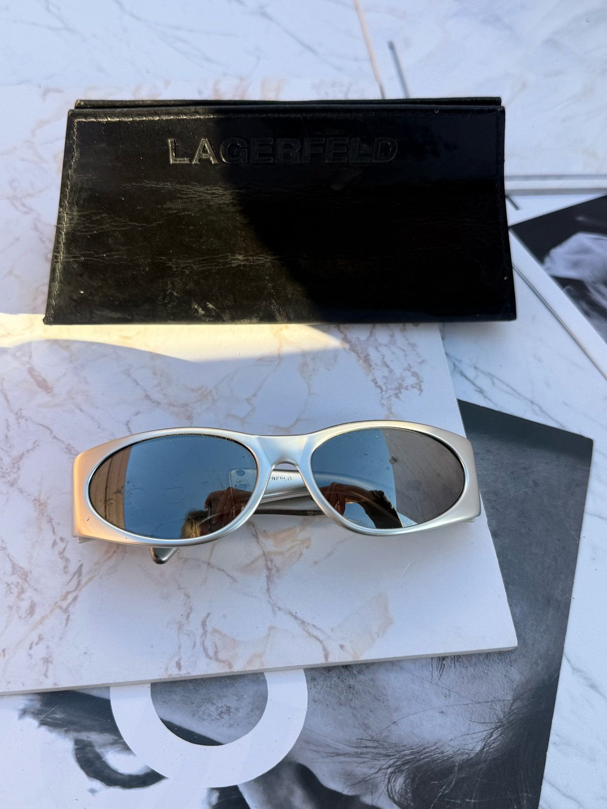 Karl Lagerfeld Karl Lagerfeld vintage sunglasses Size ONE SIZE - 3 Thumbnail